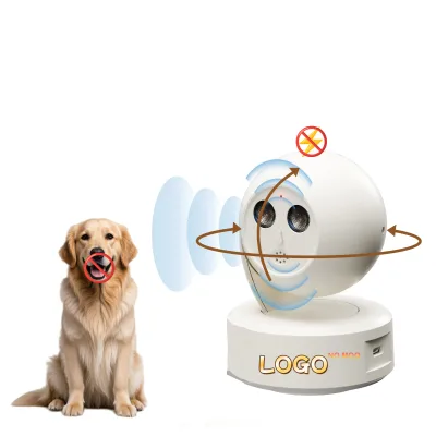 Dog Trainer Anti Dog Barking Devices Smart Pine Bark Harmless for Dog Ultrasonic Weatherproof Outdoor Plastic Barking Control