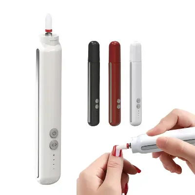 Hot Selling Mini Nail Drill Art Manicure Grinding Device Portable Electric Nail Polish Pen With Spotlight USB Rechargeable