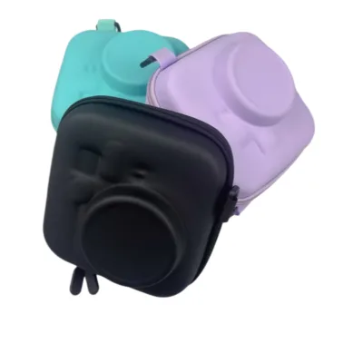 For Camera EVA Hard-Shell Storage Bag Zipper Water Resistant Universal Fit for Mini7+/8/9/11/12/40 Anti-Drop Cameras