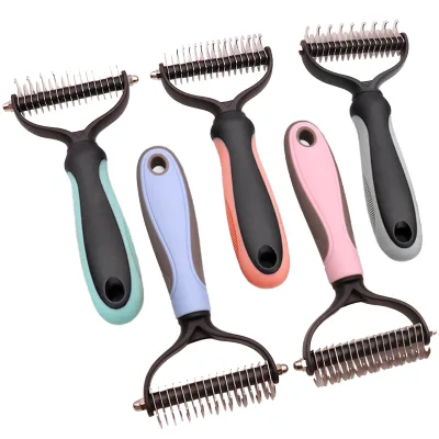Pet Cleaning Grooming Products Brushes Shedding Dog Comb for Grooming Efficiently Detangle and Groom Coats