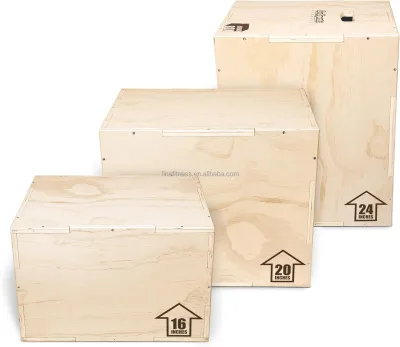 Wooden Plyo Pliermetric Box - Exercise and Jump Training Box