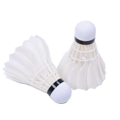 Factory Direct Supply Goose Feather Ball 12 Pcs Outdoor Yellow Nylon 3in1 High Elastic Lightweight Super Durable Sport