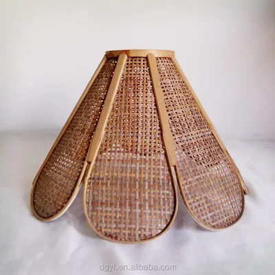 Flower Shape Rattan Lamp Shades for Ceiling Lamp in Hotel or Restaurant