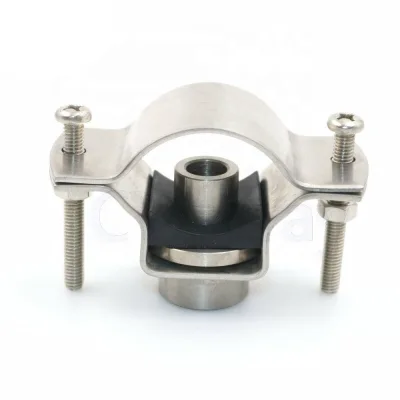 SSCO 7251 8370 Split-eyelet Pipe Connector Metal Clip Adjustable Adapter Fitting Clamp Nozzle