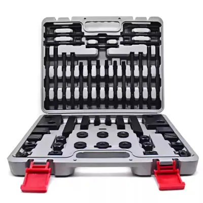 58 PCS Clamping Kit Set - Universal Milling Machine Clamping Press Plate for CNC