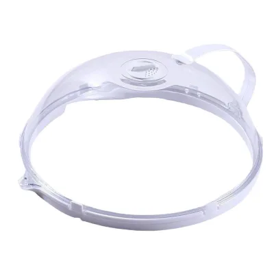 Light Weight Plastic Transparent Food Cover Microwave Splatter Cover With Handle