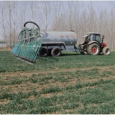 Imetec 12m3 Biogas Fertilizer Applicator Italian Vacuum Pump Slurry Tanker Urine Spreader High-Strength Q345R Eco-Friendly 6-27m