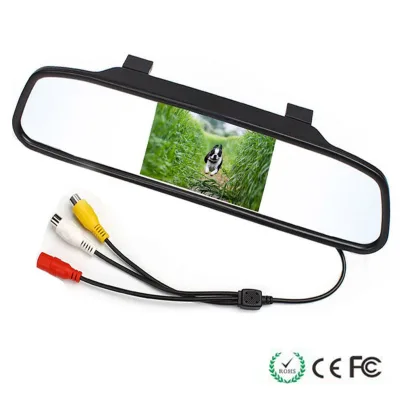 Hot Selling 4.3" Car Rear View Mirror Monitor LCD Mirror Screen