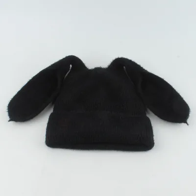 New Arrival Warm Cute Fashion Different Color Knitted Beanie with Long Bunny Rabbit Ears for Winter Hat