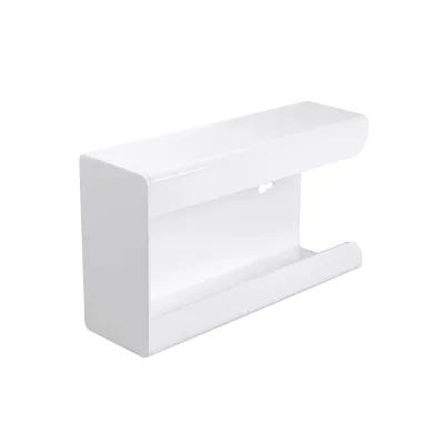 Custom Lucite Side Loading Lab Glove Dispenser Wall Mount Single Pocket Acrylic Medical Glove Box