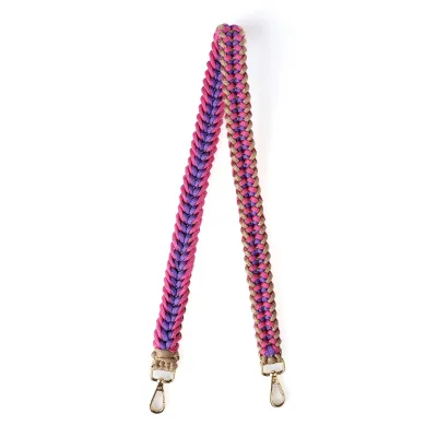 Long Paracord Bag Universal Customised Handles Tassel Strap Luxury Nylon Shoulder Crossbody Lanyard Women Bag Straps