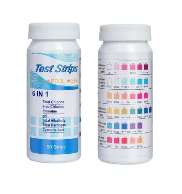 Water test Strips 6 in 1 W-6 Easy test and Low Moq