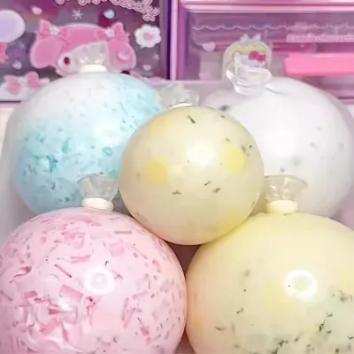 Unisex DIY Hand-Made Ball Pinch Decompression Squeeze Toy Popular Slow Rebound Vent Artifact Plastic Material Comes Squeeze Toys