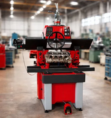 Auto Engine Rebuilding Equipment Vertical Valve Seat Boring Machine with Motor 14-60mm Boring Diameter Automatic TQZ8560