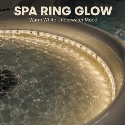 Factory Wholesale 220V RGB Neon LED Underwater Strip Light IP68 Waterproof for Outdoor Swimming Pool