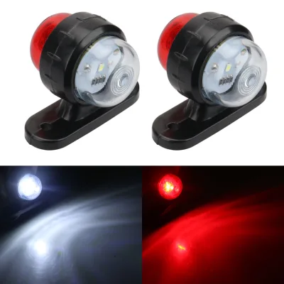 New 12V 24V Super Bright LED Side Marker Lights for Truck Trailer Warning Lights Indicator Tail Light Model