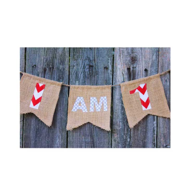 Burlap Banner for High Chair