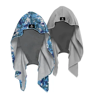 Factory Hot Selling Outdoor Portable Microfiber Quick Dry Sports Fitness Cooling Towel Hoodie