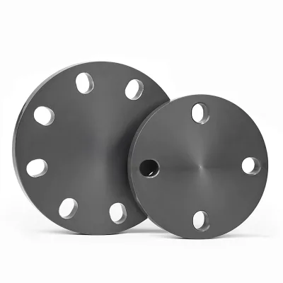Grey PVC Flange Blind Plate Smooth Surface Glue Connection Chemical Water Supply Fittings PVC Blank Flange