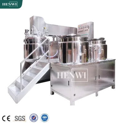 Henwi 100-500 Liters Mixing Vessel Mixing Equipment Laboratory Peanut Jaggery Stirring Agitator Mayonnaise Mixing Machine Price