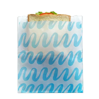 Glassine Glasses Paper Food Grade Transparent Small Paper Bag for Sandwich