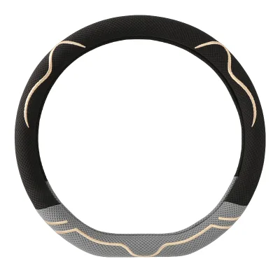 Car Accessories Universal Steering Wheel Cover PU Leather O and D Shape Car Steering Wheel Cover