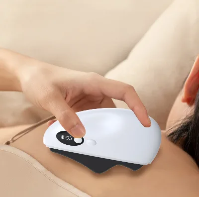 Portable Intelligent Hot Compress Vibration Face Lift Massager Wireless Electric Facial Scraping Skin Armpit Legs/Arms Neck