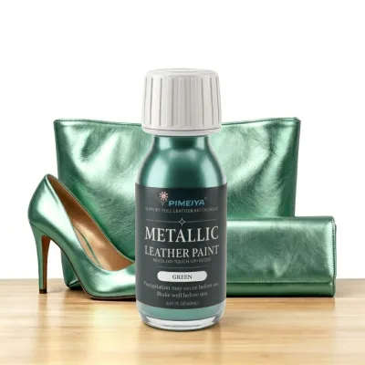 Wholesale Price Professional Metallic Leather Acrylic Paint High Shine Sheen for Shoes Boots Sofa Car Seat Won't Crack Peel Fade