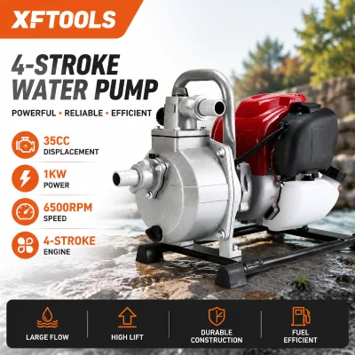 High-Pressure 4-Stroke Gasoline Engine Water Pump for Electric Power Irrigation in Agriculture for Gas Media CE
