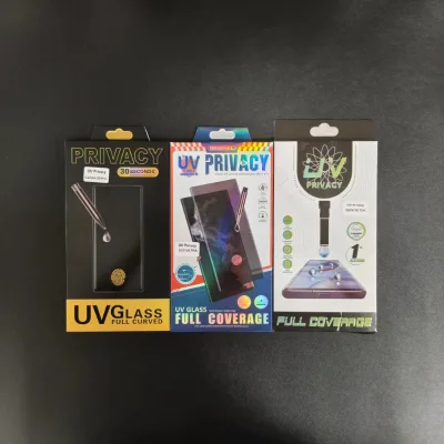 Full Cover Privacy UV Tempered Glass Tempered Glass and Cuver for Tecno Spark 20 Pro+ UV Lazer Glass for Redmi Note 14 Pro Plus