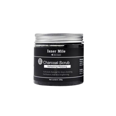 [In Stock]100% Charcoal Body Scrub  with Function of Blackhead Remover