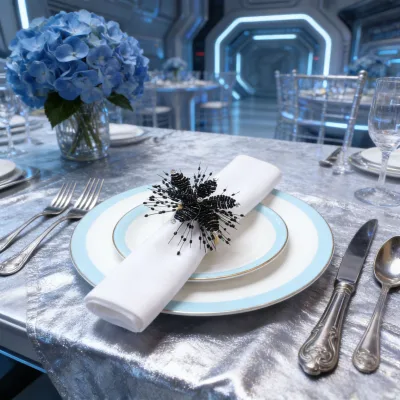 Handmade Stocked Stainless Steel Napkin Ring Eco-Friendly Durable Retro Design 5cm Width Irregular Shape for Table Decorations