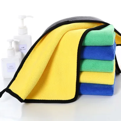 IStapromo Gifts Thickened Absorbent Coral Fleece Wash Towel specialized Cleaning Cloth for Car Wiping Quick Drying Wash Towel