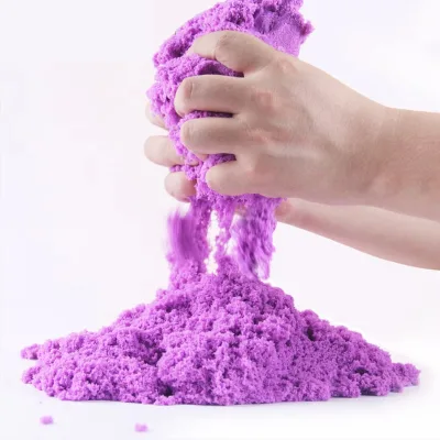 500g Play Sand Kit for Kids Space Sand with Sand Molds Tool