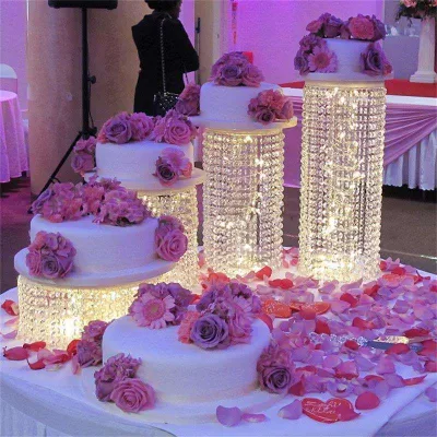 Yingsheng A86 Acrylic Multi-Layer Cake Stand-Luxurious Multi-Functional Transparent Design for Birthday & Wedding Decor