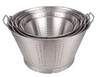 High Quality Stainless Steel Vegetable Colander/fruit Strainer /fruit Basket