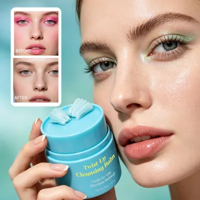 New Arrival Twist Up Cleansing Balm Makeup Remover Balm Deep Clean Facial Cleanser Hydrating Skin Care Private Label OEM Korean