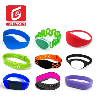 Factory Price Support Customized Chip RFID Silicone Wristbands NFC Bracelet for Payment and Access Control