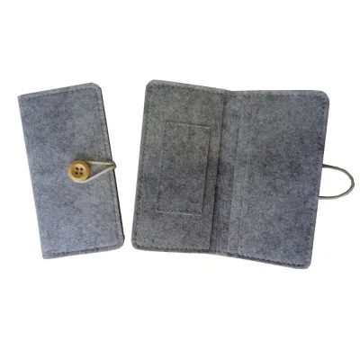Felt Card Holder Coin Pouch Purse Bag Organizer With Customized Logo