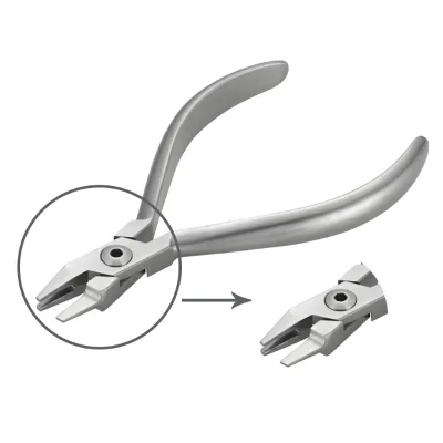 High Quality Denxy Dental Orthodontic Three Prong Pliers Three-jaw Wire Bending Plier Orthodontic Aderer 3 Jaw Pliers