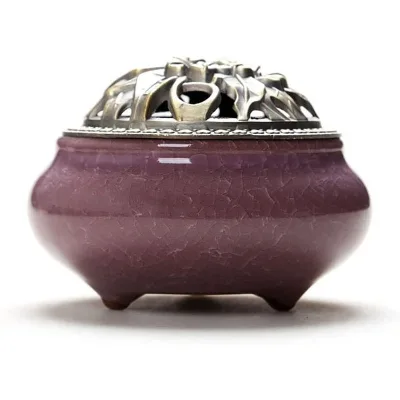 Colorful Porcelain Incense Burner Ceramic Cone Incense Burner Holder Buddhist