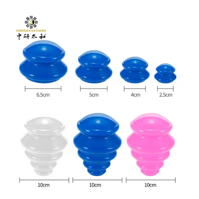 Suction Cups Jar Acupuncture Vacuum Cupping Set Massager Jars Plastic Vacuum Suction Therapy Cupping Set Cans for Massage