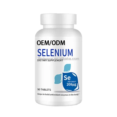OEM Private Label Selenium Antioxidant Tablets Immune Booster & Liver Detox Support Mineral Supplement