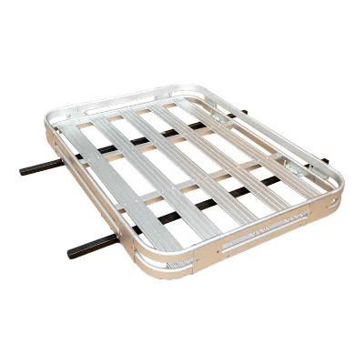 High Quality Universal Silver/Black Aluminum Alloy Steel Luggage Platform Cargo Roof Rack for SUV/Off-Road Cars ABS Car