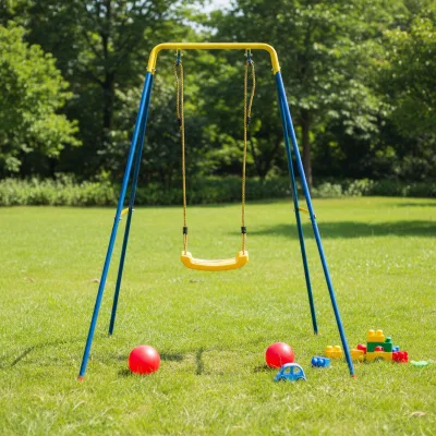 Zoshine Single Person Leisure Swing Frame Sturdy Triangle Structure Anti-shake Swing Stand Outdoor Backyard Balcony Daily Relax