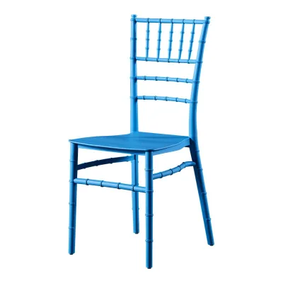 2025 Plastic Dining Chair Bamboo-Like Home Furniture Durable PP Plastic for Home Apartment Gym Warehouse Home Bar