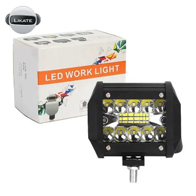 LKT 4 Inch 60w Led Car Light Truck Work Lights Led Lamp Spot Flood Combo Beam Driving Lamp Offroad Boat Tractor 4x4 Accessories