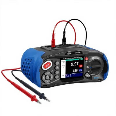 CEM T.ax Included DT-6650 Digital Multifunction Installation Tester Battery Powered 3.5" TFT Color LCD Voltage/Insulation