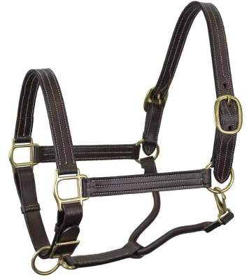 Customized Head Collar PVC Horse Halter With Solid Brass Fittings Wholesale Horse Riding Leather PVC Halter