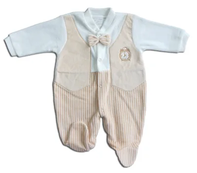 2023 Good Quality Children Clothing Newborn Baby Items Long Sleeve Baby Jumpsit Patched Work and Printing